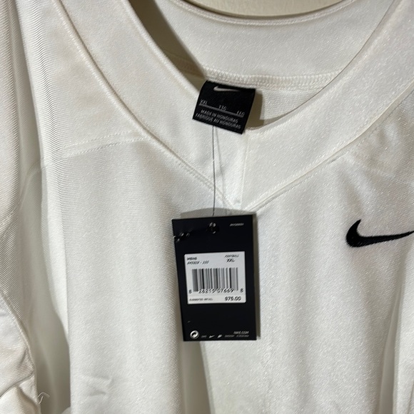 NWT Nike White Football Jersey - Picture 2 of 5